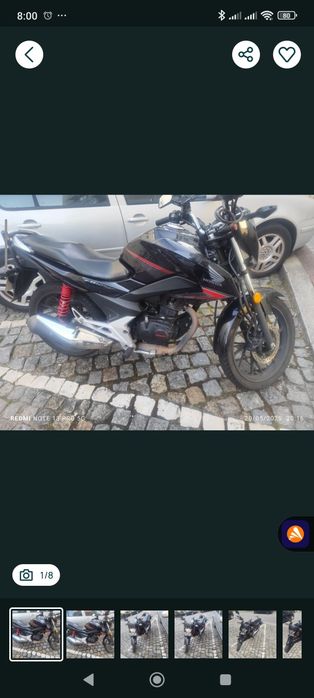 Mota Cb125 f ótimo estado