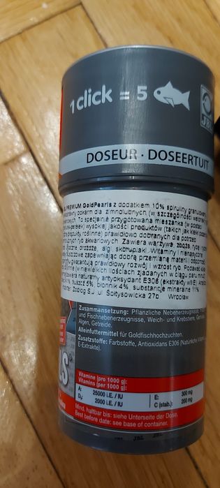 Dwa opakowania Karmy HS aqua + JBL dla welonek złotych rybek Gold Flak