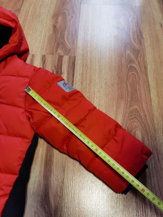 kurtka zimowa pomarańczowa