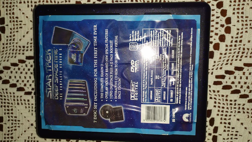 Star Trek Deep Space Nine Season 3 em 7 DVDs Completa