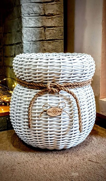 Кашпо з ротангу ручна робота