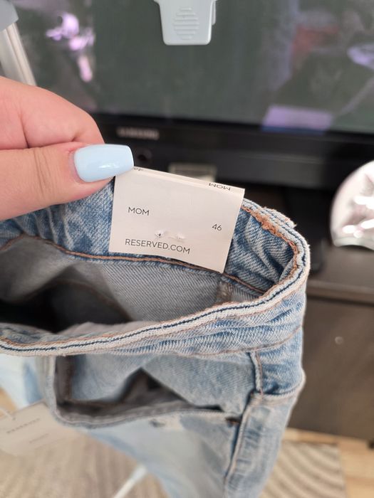 Jeansy mom xxxl nowe