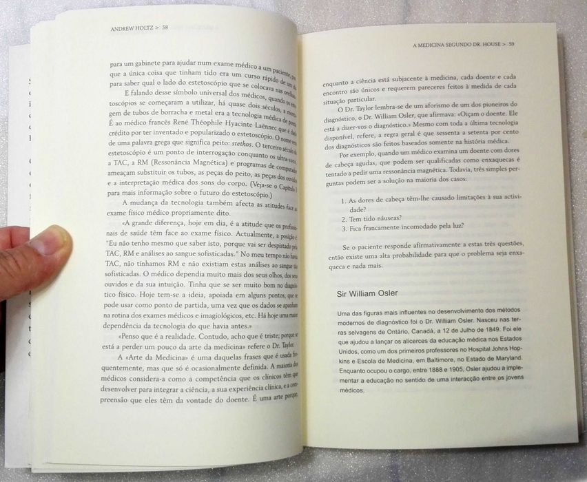 Livro A Medicina Segundo o Dr. House