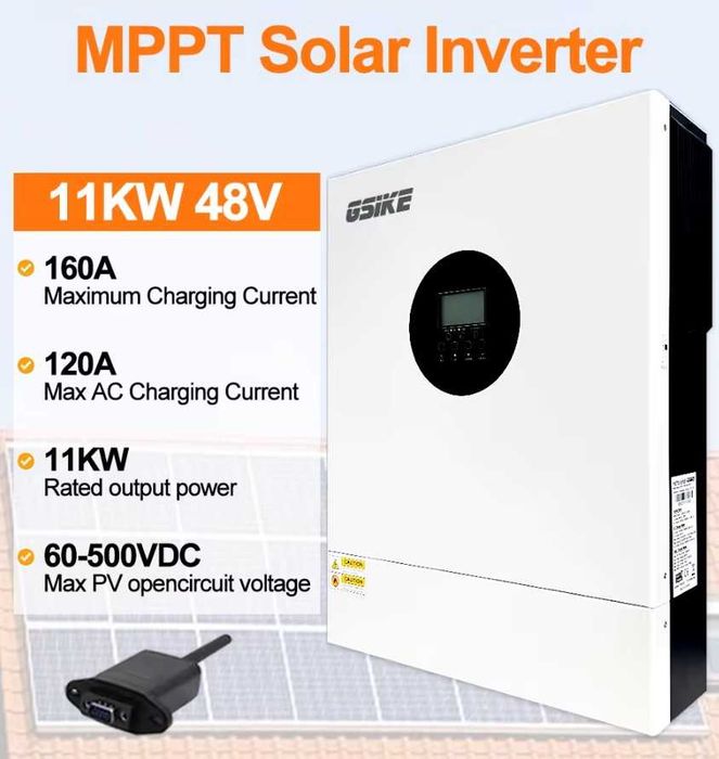 Гібридний інвертор Gsike GSK-11kW-48V-WIFI 160А 48В  11 кВт