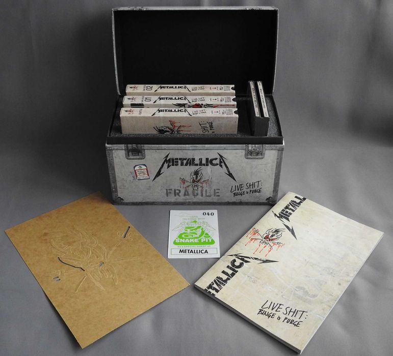 Metallica Live Shit: Binge & Purge 1993 Box коллекционный 3CD 3VHS M