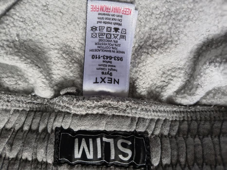 Next joggersy spodnie komplet 3szt 134