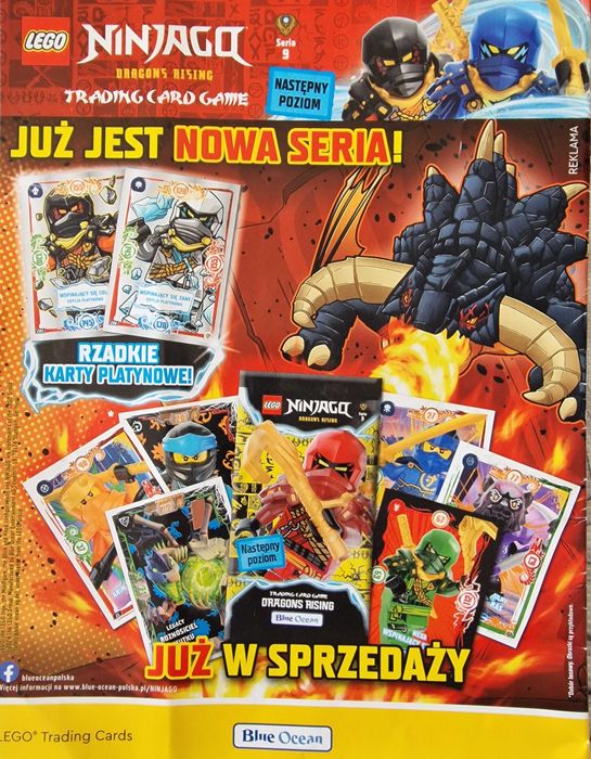 Album+multipak plansza+20 saszetki karty 120 szt Lego Ninjago