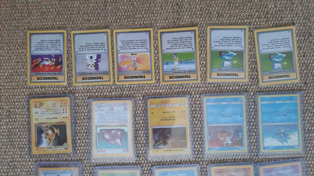Cartas Pokémon Base Set / Gym Heroes e Promo - Raras Português e Inglês - Near Mint / Excelentes