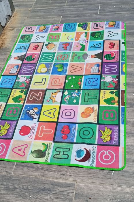 Tapete de atividades grande, dupla face