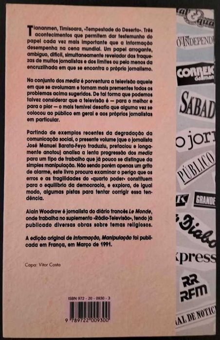Informação Manipulação - Alain Woodrow