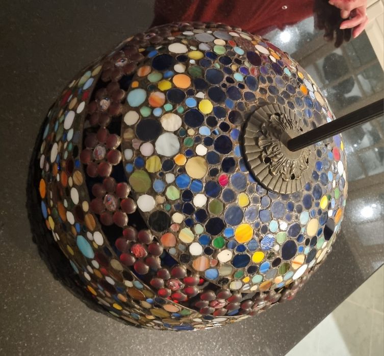 Lampa witrażowa sufitowa