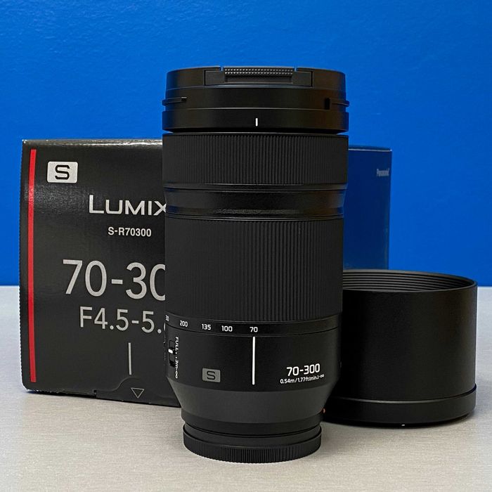 Panasonic Lumix S 70-300mm f/4.5-5.6 O.I.S | NOVA | 3 ANOS DE GARANTIA