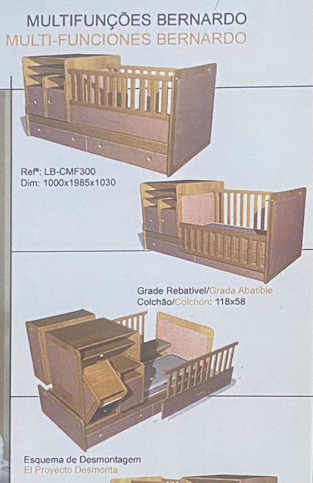 Mobilia convertível bébé /criança