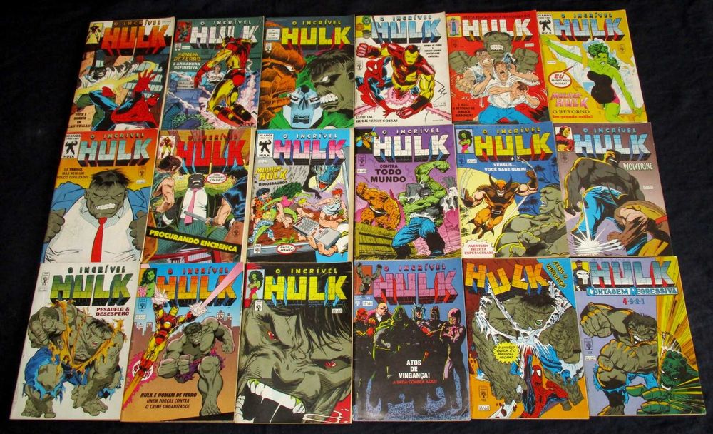 Livros BD O Incrível Hulk Abril Marvel