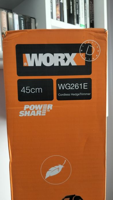 WORX Nożyce Akumulatorowe do żywopłotu WG261E + AKU 20V 2,0Ah + Ładowa