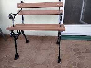 ławka ogrodowa skręcana