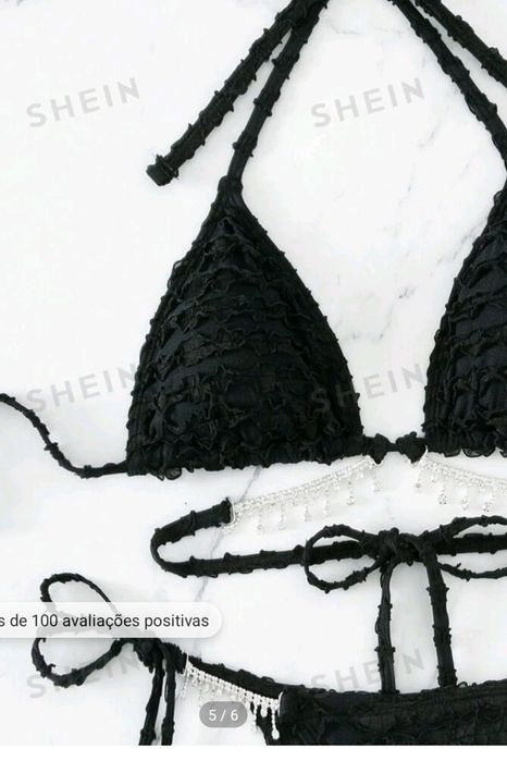 Bikini preto brasileiro S Lousa • OLX Portugal