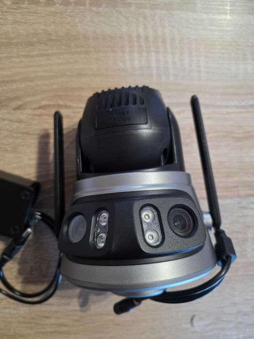 Zewnętrzna kamera PTZ Wi-Fi 4K 8MP HD z dwoma obiektywami