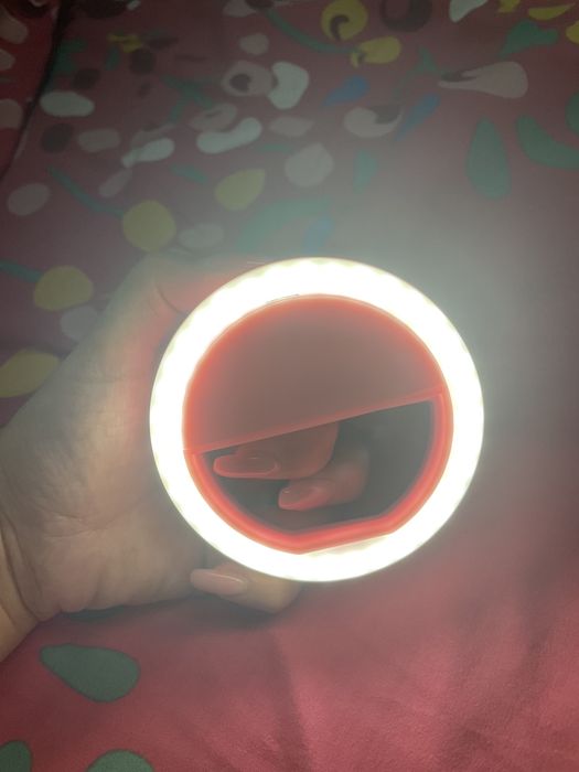 Flash/ring light 3 niveis de luz led - NOVO