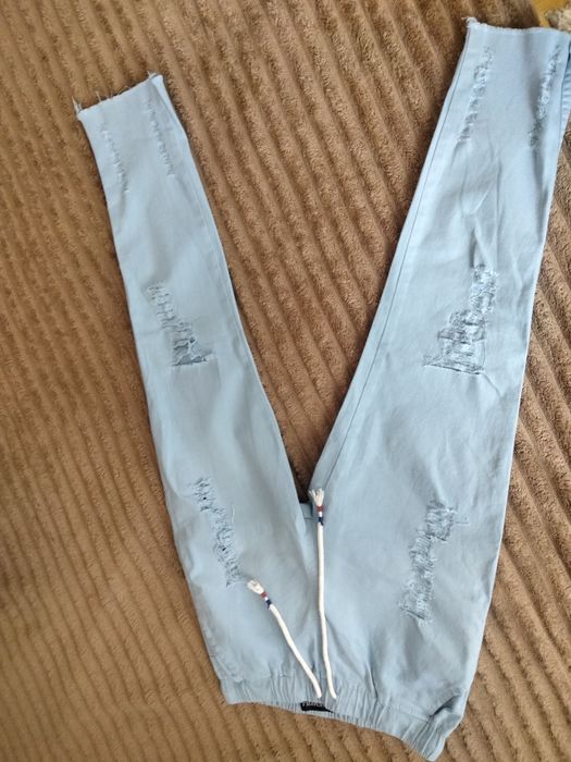 Укорочені котонові штани на дівчинку підлітка літо S