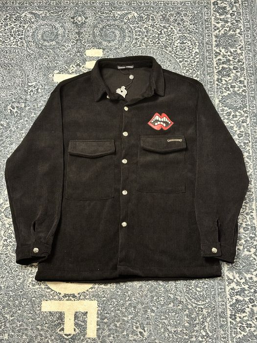 Вельветавая накидка Chrome hearts