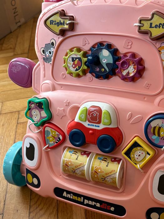 Ходунки-каталка Bibi-inn Magical Activity Walker 5 в 1 (рожева)