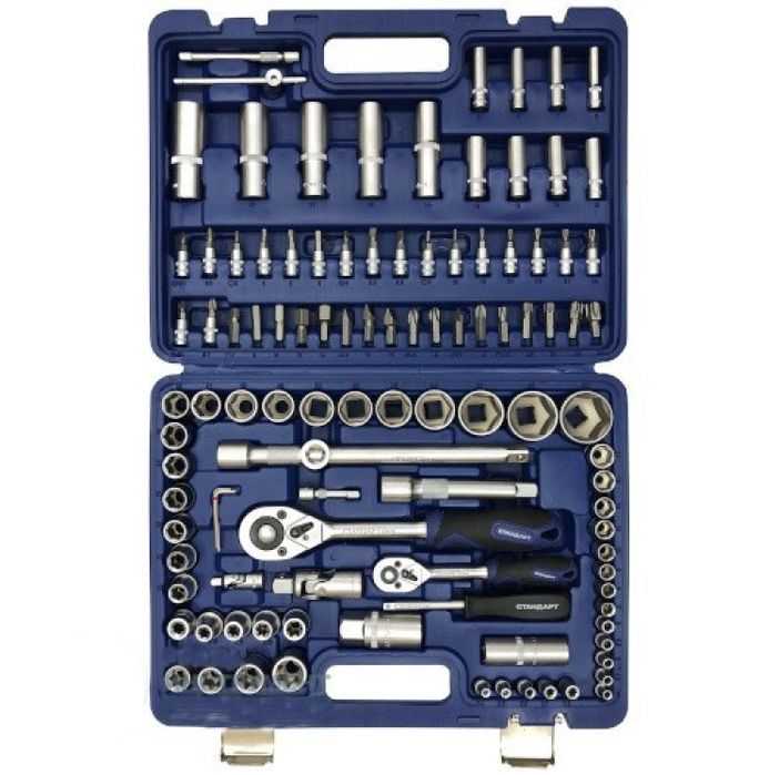 Великий набір інструментів на 108 предметів з тріскачкою