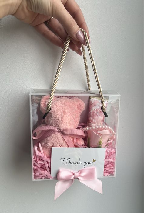 Mini box prezentowy podziękowanie urodziny