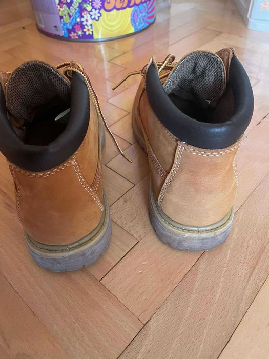 Timberland 37 beżowe zamszowe uniseks 24 cm trapery botki trekkingNOWE