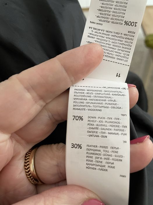 Kurtka  z pierza zimowa