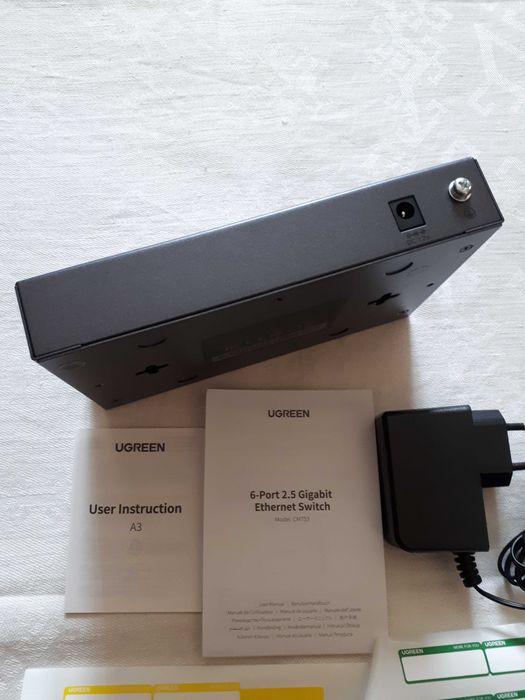 Комутатор  Ugreen CM 753  6-Port  2.5GB/s Gray
