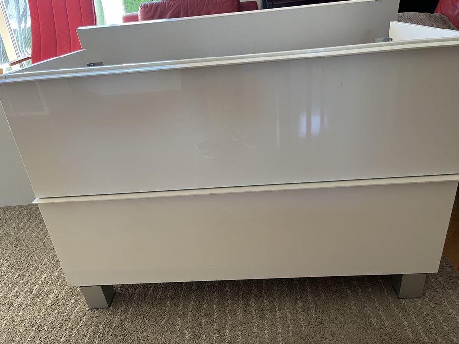 Szafka łazienkowa biala polysk