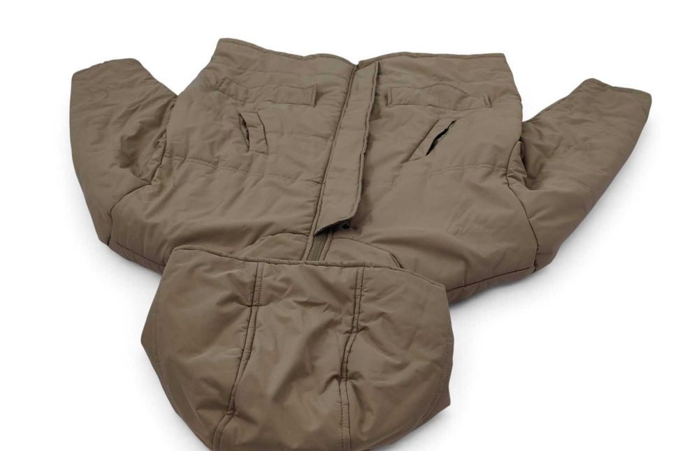 Męska Kurtka Zimowa Z Kapturem Parka Beżowa Foxbury |R. XL