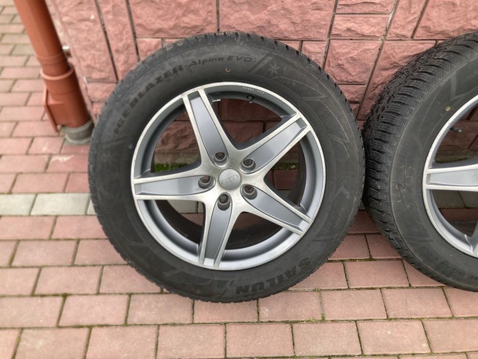 Alufelgi RONAL Germany R18, 5x130 + Opony ZIMOWE 255/55 Rexton Audi