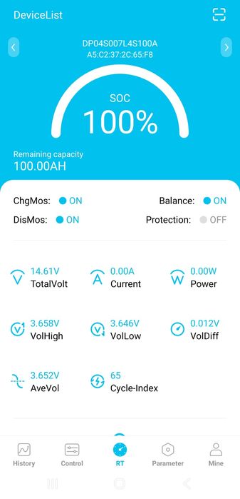 Аккумулятор LiFePo4 12V 100Ah с Bluetooth 1280 Wh