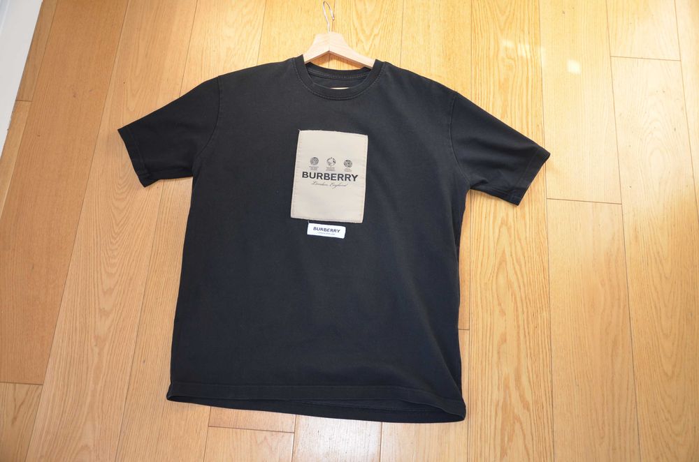 Burrbery t-shirt czarny r, M