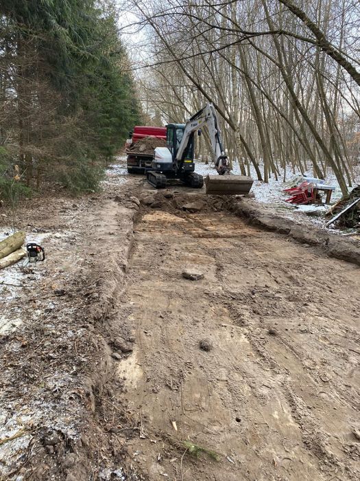 Budowa dróg dojazdowych, leśnych, budowa wjazdów zjazdów z drogi
