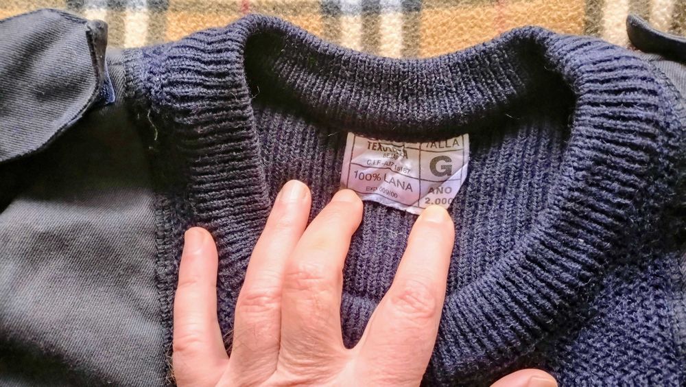 Camisola Militar Azul Lâ L