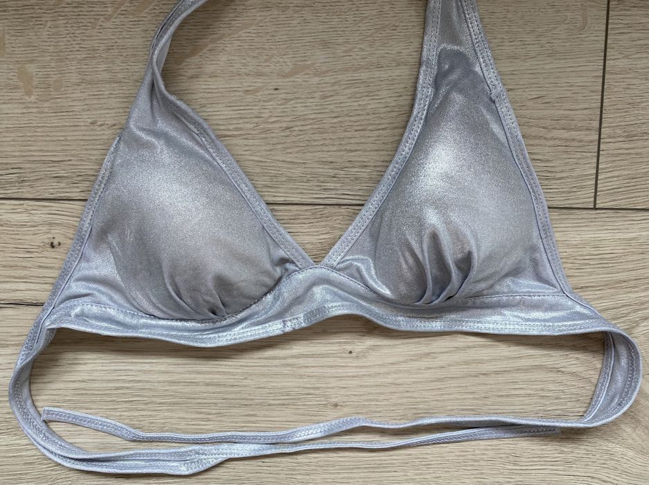 Shein góra od stroju kąpielowego srebrna XS/S