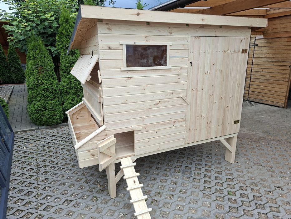 Kurnik drewniany domek dla kur