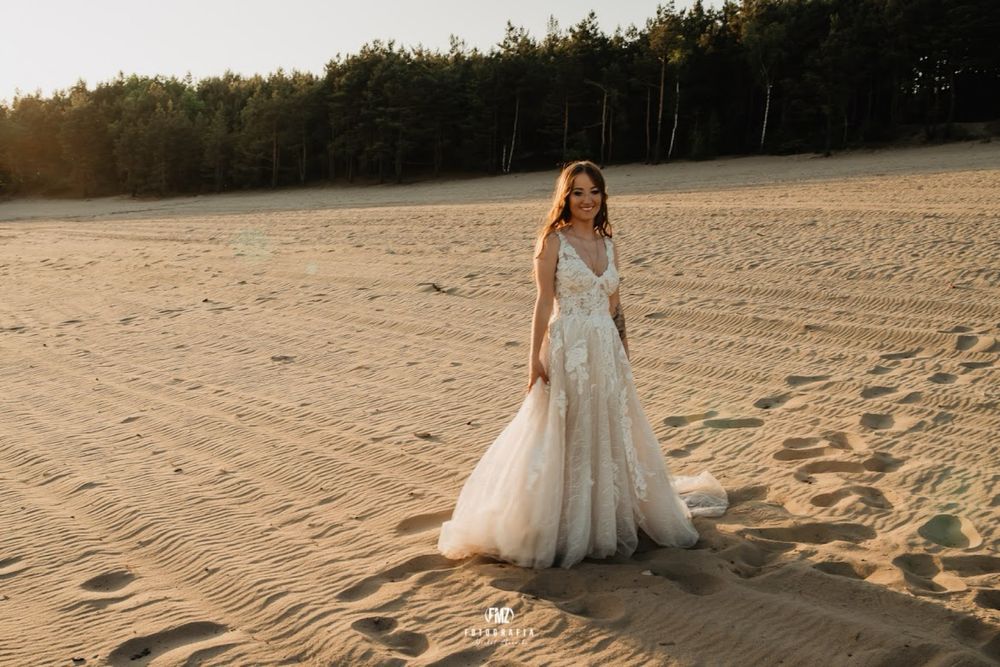 Piękna suknia ślubna