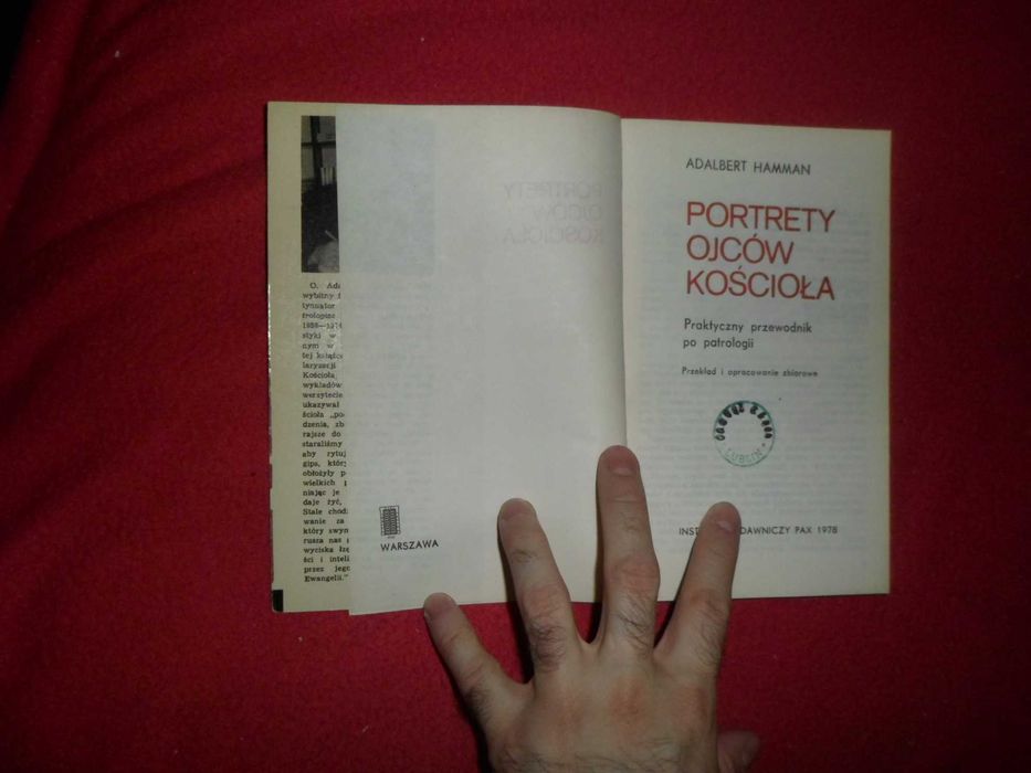 Portrety ojców Kościoła A.Hamman