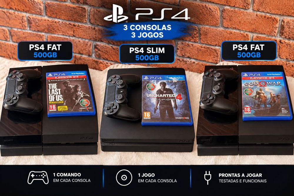Troco as 3 por ps5 ou xbox x