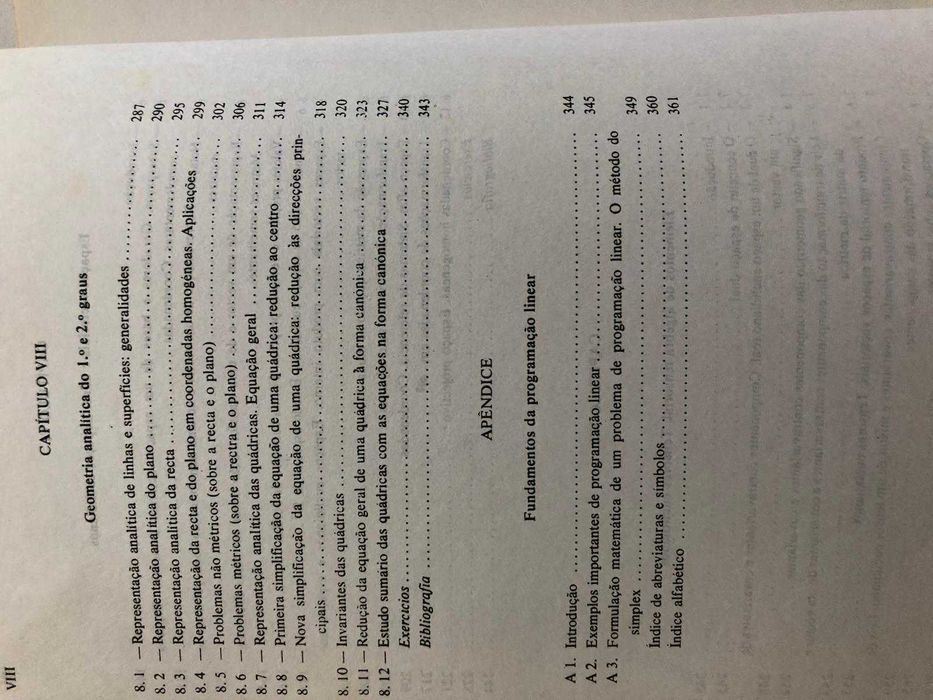 Livro "Introdução à Álgebra Linear e Geometria Analítica", Dias Agudo
