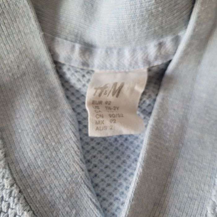 Zestaw h&m 92 granatowy jeansy koszula sweter geox  24
