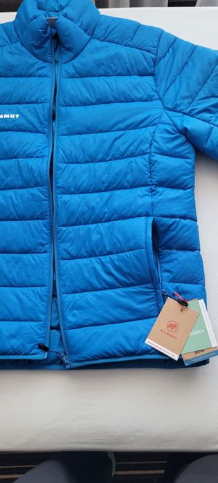 Kurtka Mammut roz M przejsciowa ocieplana glacier blue nowa meska