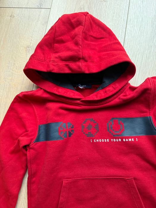 Bluza z kapturem Okaidi rozmiar 110 bawełna