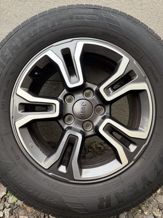 4 felgi 16" 5x110 Jeep Renegade Compass z oponami letnimi