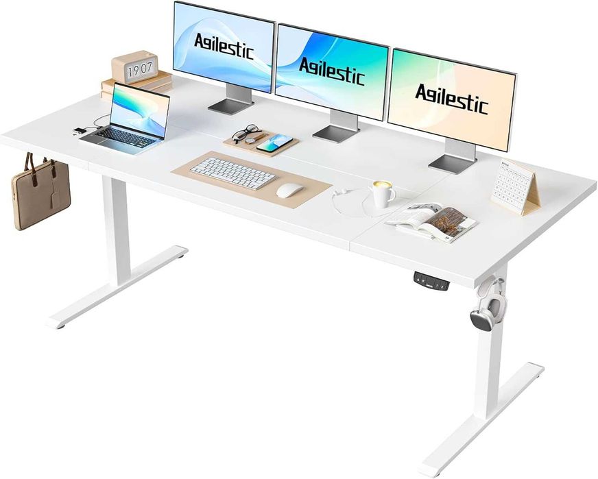 Nowe elektryczne biurko / stół / blat / 80x180CM / AGILESTIC !A3435!