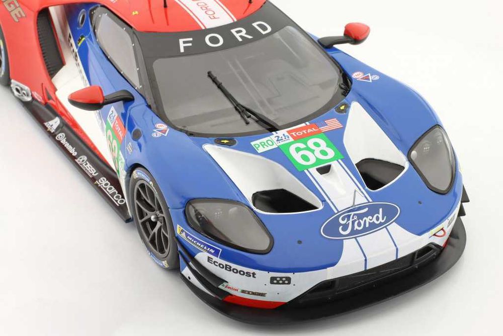 1:18 Ixo Ford GT #68 24h LeMans 2019 Bourdais / Hand / Müller